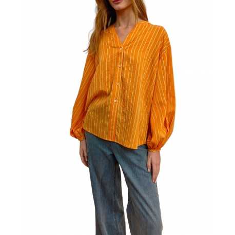 Tunique Mandarine rayée anis rayon nylon Stripes 1069 166 Ivi Collection Femme Boutique Strasbourg Mode woman fashion