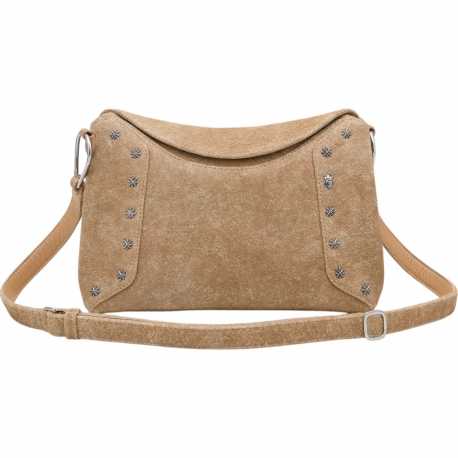 Sac Gaia Cuir sable blanc clous Etoiles 3828 Claris Virot Femme Strasbourg Boutique online bag woman fashion