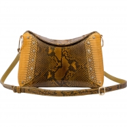 Sac Gaia Python Cobra Ranch Brun Miel 3825 Claris Virot Femme Strasbourg Boutique online bag woman fashion