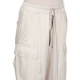 Pantalon large Cargo satin Blanc cassé Dinge Cargo bella Rick Owens Femme RP01E 7327 SCH 41 Strasbourg Boutique Online 