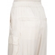 Pantalon large Cargo satin Blanc cassé Dinge Cargo bella Rick Owens Femme RP01E 7327 SCH 41 Strasbourg Boutique Online 