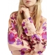 Top rose print fleurs col montant Hudson high neck Bell Flower H2BF Essentiel Antwerp Femme boutique Strasbourg mode