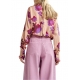 Top rose print fleurs col montant Hudson high neck Bell Flower H2BF Essentiel Antwerp Femme boutique Strasbourg mode