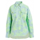 Veste verte print fleurs Hillies shirt jacket Citronella Essentiel Antwerp Femme H2CT boutique Strasbourg mode jacket