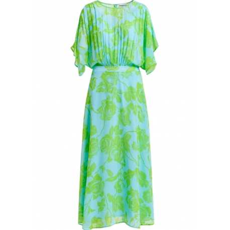 Robe longue manches courtes Hikart midi Citronella Essentiel Antwerp Femme H2CT boutique Strasbourg mode dress fashion