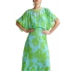 Robe longue manches courtes Hikart midi Citronella Essentiel Antwerp Femme H2CT boutique Strasbourg mode dress fashion