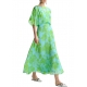 Robe longue manches courtes Hikart midi Citronella Essentiel Antwerp Femme H2CT boutique Strasbourg mode dress fashion