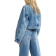 Blouson jeans court Hespero cropped jeans Aqua Blue Essentiel Antwerp Femme AB08 boutique Strasbourg mode fashion