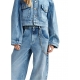 Blouson jeans court Hespero cropped jeans Aqua Blue Essentiel Antwerp Femme AB08 boutique Strasbourg mode fashion