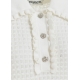 Polo blanc Hemirates knitted Off White Essentiel Antwerp Femme OW01