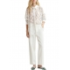 Pantalon écru taille liens Heftig straight leg Off White OW01 Essentiel Antwerp Femme boutique strasbourg vêtements mode