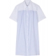 Robe rayée blanc bleu seersucker Paul Smith Femme W2R 650D P31294 41 Strasbourg Boutique Online Mode 