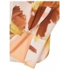 Chemise print feuille orange rose Soie Paul Smith Femme W1R 329B P11100 24 Strasbourg Boutique Online Mode 