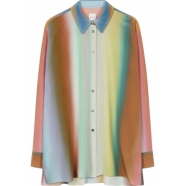 Chemise stripe fondu soie Paul Smith Femme W1R 351B P11108 92