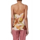 Caraco print feuille orange rose Soie Paul Smith Femme W1R 343M P11100 24 Strasbourg Boutique Online Mode 