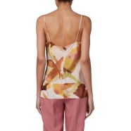 Caraco print feuille orange rose Soie Paul Smith Femme W1R 343M P11100 24 Strasbourg Boutique Online Mode 