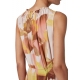 Robe longue print feuille orange rose Soie Paul Smith Femme W1R 653D P11100 24 Strasbourg Boutique Online Mode 