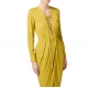 Robe Curry décoleté lacets manches longues AB764 5469 DC6 Elisabetta Franchi