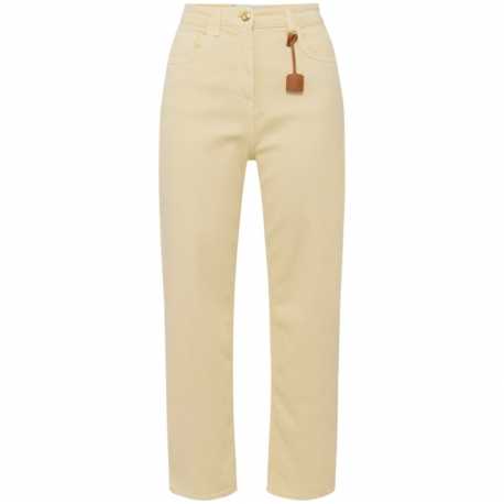 Jeans Jaune Limonade droit bijoux PJ87D DC7 Elisabetta Franchi