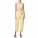 Jeans Jaune Limonade droit bijoux PJ87D DC7 Elisabetta Franchi