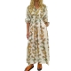 Robe longue blanc print Branches Fleurs multi Paul Smith Femme W1R 659D P11106 01 boutique Strasbourg vêtement