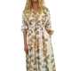 Robe longue blanc print Branches Fleurs multi Paul Smith Femme W1R 659D P11106 01 boutique Strasbourg vêtement