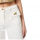 Jeans Blanc Ivoire Nœud gold poches PJ93N 360 Elisabetta Franchi femme vêtements shop mode boutique strasbourg