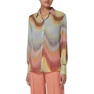 Chemise swirl jaune ciel fondu poly Paul Smith Femme W2R 335B P31285 92 Strasbourg Boutique Online Mode 