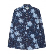 Chemise Navy print fleurs ciel Paul Smith Homme M2R 765X P22309 49 Strasbourg Boutique Online Mode 