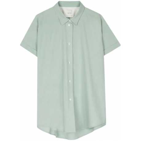 Chemisette Vert menthe Oversize Lyocel coton W1R 260B P11109 33 Paul Smith