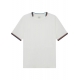 T-shirt blanc col croisé bayadère arrière Paul Smith Homme M1R 112Y P00089 01 Strasbourg Boutique Online Mode 