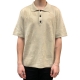 Polo beige fleurs ton sur ton liseret épaules Paul Smith Homme M2R 330Z P22367 03 Strasbourg Boutique Online Mode 