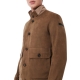 Blouson suèdine Noisette tech 25018 84 Rrd Roberto Ricci Design Homme