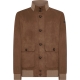 Blouson suèdine Noisette tech 25018 84 Rrd Roberto Ricci Design Homme