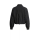 Blouson Noir Laurette manches chauve souris poignets chemise Parajumpers Femme PWJKUM310541 Strasbourg Boutique Online 