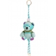 Pendentif teddy Hilbillie bear keyhanger Marzipani H1MA