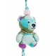 Pendentif teddy Hilbillie bear keyhanger Marzipani H1MA