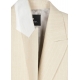 Veste tailleur lin coton beige rayé blanc W2R 247J P31282 11 Paul Smith Femme