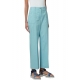 Pantalon worker toile coton lèger Turquoise W2R 348T P30368 44 Paul Smith Femme