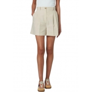 Bermudas lin coton beige rayé blanc Paul Smith Femme W2R 317T P31282 11 Strasbourg Boutique Online Mode 