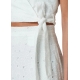 Top wrap court broderies anglaises blanc Paul Smith Femme W2R 367M P31289 01 Strasbourg Boutique Online Mode 