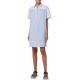 Robe rayée blanc bleu seersucker Paul Smith Femme W2R 650D P31294 41 Strasbourg Boutique Online Mode 