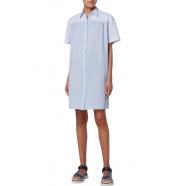 Robe rayée blanc bleu seersucker Paul Smith Femme W2R 650D P31294 41 Strasbourg Boutique Online Mode 