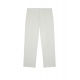 Pantalon droit revers Blanc coton lin Paul Smith homme M1R 410Z P02331 02 Strasbourg Boutique Online Mode 