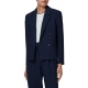 Veste courte seersucker navy croisée W2R 384JB P31291 49 Paul Smith Femme boutique Strasbourg online vêtement mode