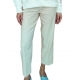 Pantalon droit pinces tailleur lin coton beige rayé blanc Paul Smith femme W2R 207T P31282 11 boutique Strasbourg vêtement